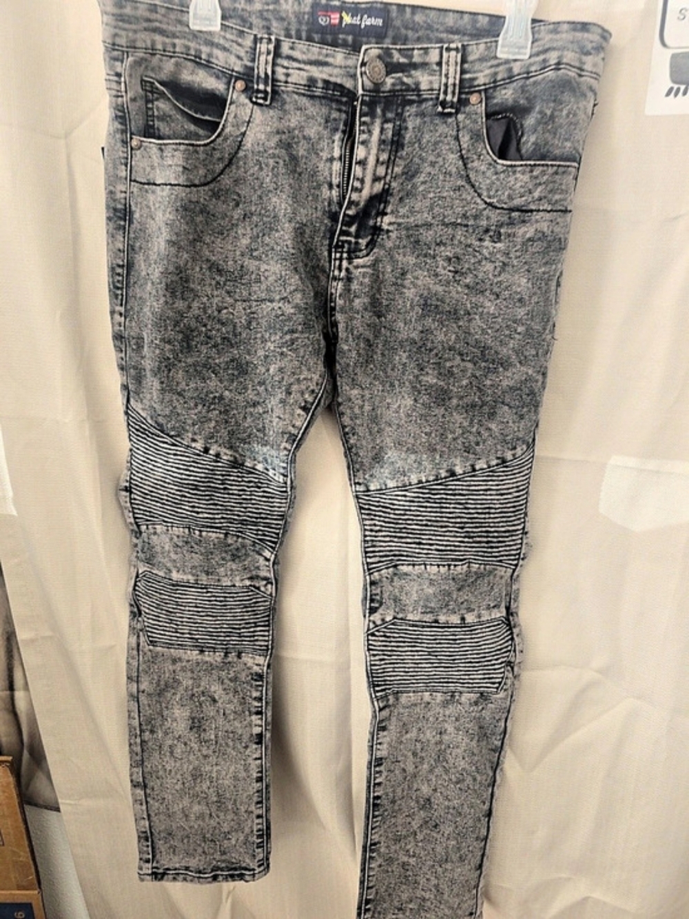 Phat FARM Men's Skinny Jeans Gray Waist 34W x 33L Like New